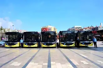 Aydın'a 5 Yeni Sarı Civciv Otobüs!