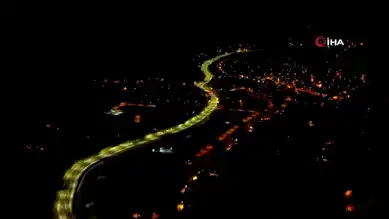 Erzurum-Artvin Yolu Işıl Işıl!